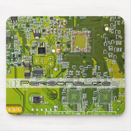 プリント回路アセンブリPCBグリーン回路基板2 マウスパッド (正面)