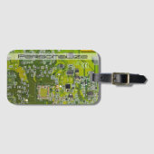 プリント回路アセンブリPCBグリーン回路基板2 ラゲッジタグ (正面横)