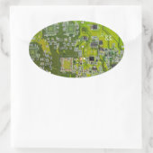 プリント回路アセンブリPCBグリーン回路基板2 楕円形シール (バッグ)