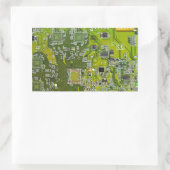 プリント回路アセンブリPCBグリーン回路基板2 長方形シール (バッグ)