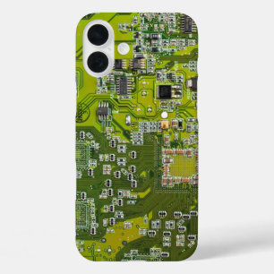 プリント回路アセンブリPCBグリーン回路基板2 iPhone 16 PLUSケース