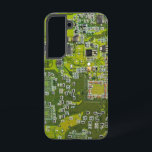 プリント回路アセンブリPCBグリーン回路基板2 SAMSUNG GALAXY S22ケース<br><div class="desc">PCB回路基板のギフトギークまたはおたくのためのギフト。私たち全員のコンピュータおたくまたはギークのための1つ。このプリント回路アセンブリPCB電子回路基板でおたくをギークする。これは、プリント回路アセンブリPCBまたは電子回路基板のクローズアップ写真である。</div>