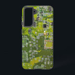 プリント回路アセンブリPCBグリーン回路基板2 SAMSUNG GALAXY S21ケース<br><div class="desc">PCB回路基板のギフトギークまたはおたくのためのギフト。私たち全員のコンピュータおたくまたはギークのための1つ。このプリント回路アセンブリPCB電子回路基板でおたくをギークする。これは、プリント回路アセンブリPCBまたは電子回路基板のクローズアップ写真である。</div>