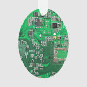 プリント回路アセンブリPCBグリーン回路基板 オーナメント (正面)