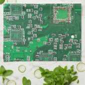 プリント回路アセンブリPCBグリーン回路基板 キッチンタオル (折り畳み)