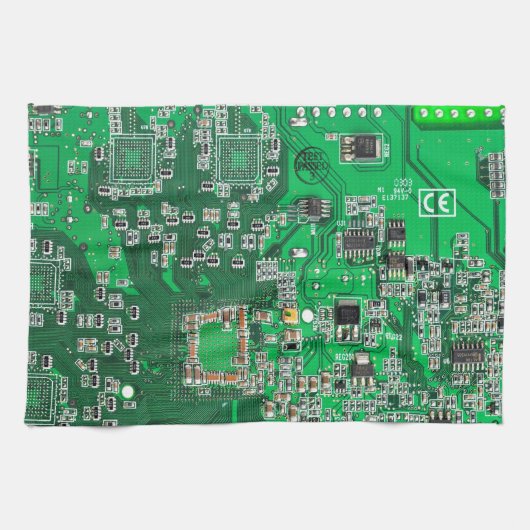 プリント回路アセンブリPCBグリーン回路基板 キッチンタオル (横)