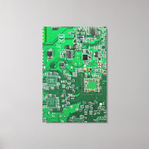 プリント回路アセンブリPCBグリーン回路基板 キャンバスプリント