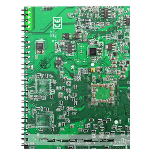 プリント回路アセンブリPCBグリーン回路基板 ノートブック (正面)