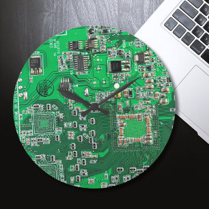 プリント回路アセンブリPCBグリーン回路基板 ラージ壁時計