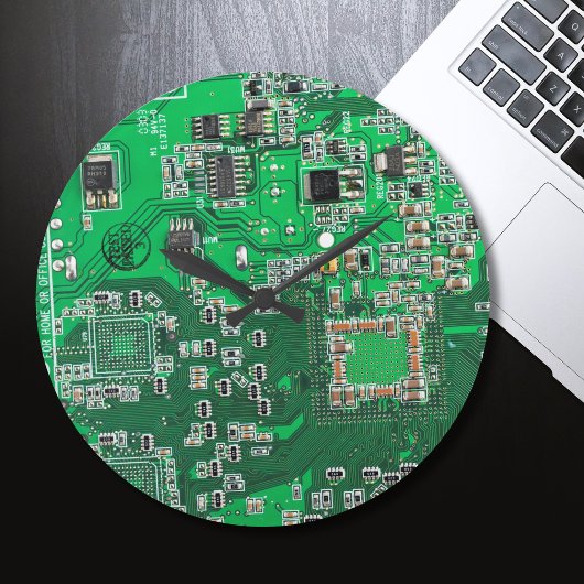 プリント回路アセンブリPCBグリーン回路基板 ラージ壁時計