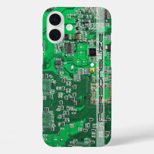 プリント回路アセンブリPCBグリーン回路基板 iPhone 16 PLUSケース