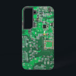プリント回路アセンブリPCBグリーン回路基板 SAMSUNG GALAXY S22ケース<br><div class="desc">PCB回路基板のギフトギークまたはおたくのためのギフト。私たち全員のコンピュータおたくまたはギークのための1つ。このプリント回路アセンブリPCB電子回路基板でおたくをギークする。これは、プリント回路アセンブリPCBまたは電子回路基板のクローズアップ写真である。</div>