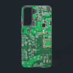 プリント回路アセンブリPCBグリーン回路基板 SAMSUNG GALAXY S21ケース<br><div class="desc">PCB回路基板のギフトギークまたはおたくのためのギフト。私たち全員のコンピュータおたくまたはギークのための1つ。このプリント回路アセンブリPCB電子回路基板でおたくをギークする。これは、プリント回路アセンブリPCBまたは電子回路基板のクローズアップ写真である。</div>