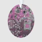 プリント回路アセンブリPCBパープル回路基板 オーナメント (正面)