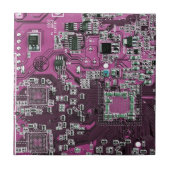 プリント回路アセンブリPCBパープル回路基板 タイル (正面)
