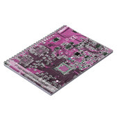 プリント回路アセンブリPCBパープル回路基板 ノートブック (左側)