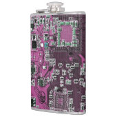 プリント回路アセンブリPCBパープル回路基板 フラスク (左)