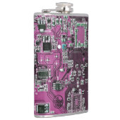 プリント回路アセンブリPCBパープル回路基板 フラスク (右)