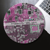 プリント回路アセンブリPCBパープル回路基板 ペーパープレート