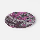 プリント回路アセンブリPCBパープル回路基板 ペーパープレート (アングル)