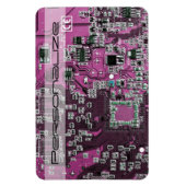 プリント回路アセンブリPCBパープル回路基板 マグネット (縦)