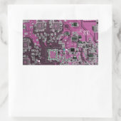プリント回路アセンブリPCBパープル回路基板 長方形シール (バッグ)