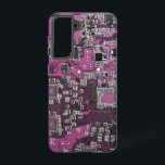 プリント回路アセンブリPCBパープル回路基板 SAMSUNG GALAXY S21ケース<br><div class="desc">PCB回路基板のギフトギークまたはおたくのためのギフト。私たち全員のコンピュータおたくまたはギークのための1つ。このプリント回路アセンブリPCB電子回路基板でおたくをギークする。これは、プリント回路アセンブリPCBまたは電子回路基板のクローズアップ写真である。</div>