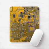 プリント回路アセンブリPCB回路基板オレンジ マウスパッド (マウス)