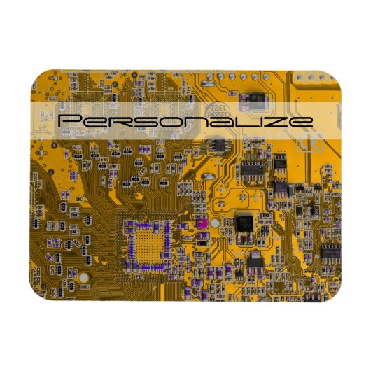 プリント回路アセンブリPCB回路基板オレンジ マグネット (横)