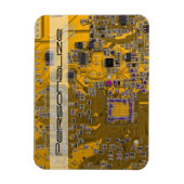 プリント回路アセンブリPCB回路基板オレンジ マグネット (縦)