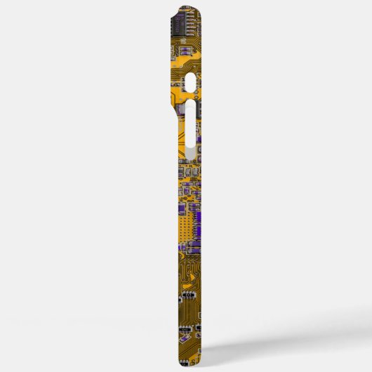 プリント回路アセンブリPCB回路基板オレンジ Case-Mate iPhoneケース (裏面 / 左)