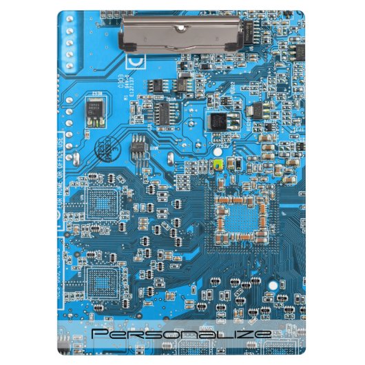 プリント回路アセンブリPCB青色回路基板 クリップボード (正面)