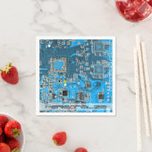 プリント回路アセンブリPCB青色回路基板 スタンダードカクテルナプキン (インサイチュ)