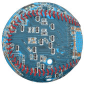 プリント回路アセンブリPCB青色回路基板 ソフトボール (正面左)