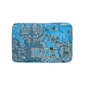 プリント回路アセンブリPCB青色回路基板 バスマット (正面)