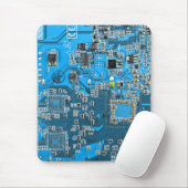 プリント回路アセンブリPCB青色回路基板 マウスパッド (マウス)