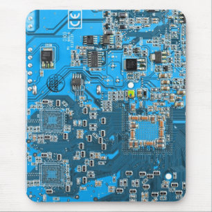 プリント回路アセンブリPCB青色回路基板 マウスパッド