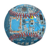 プリント回路アセンブリPCB青色回路基板 野球ボール (裏面)