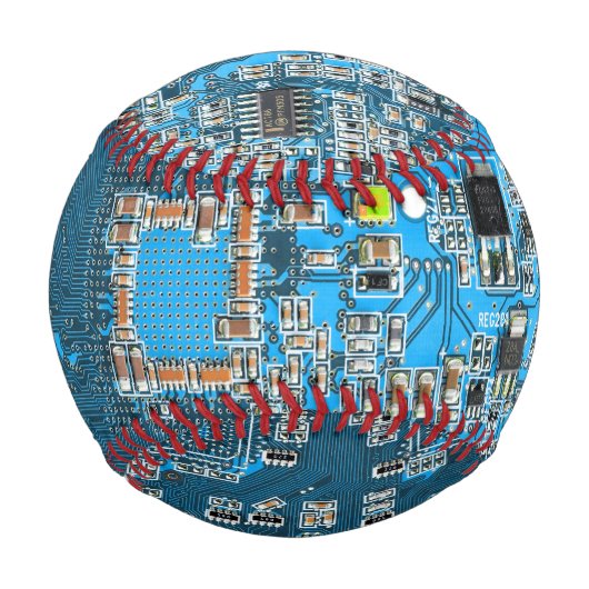 プリント回路アセンブリPCB青色回路基板 野球ボール (正面)