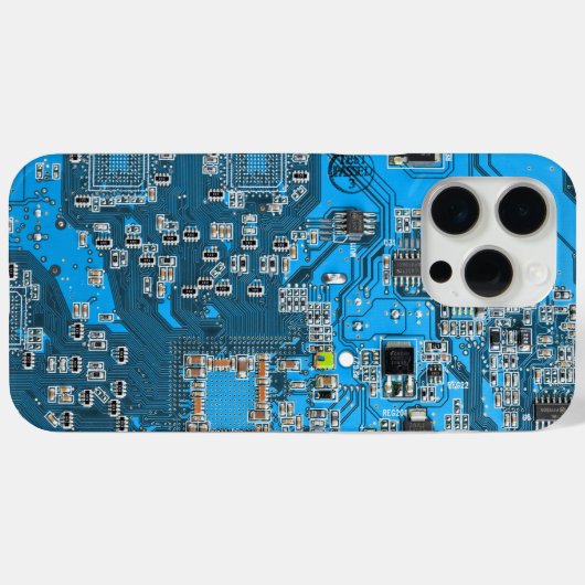 プリント回路アセンブリPCB青色回路基板 Case-Mate iPhoneケース (裏面 (横))