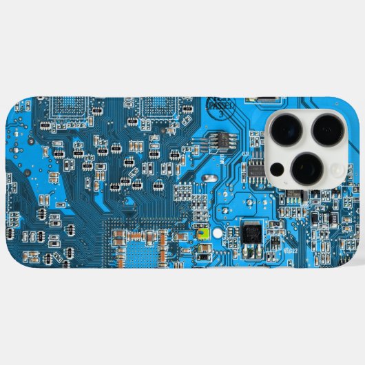 プリント回路アセンブリPCB青色回路基板 Case-Mate iPhoneケース (裏面 (横))