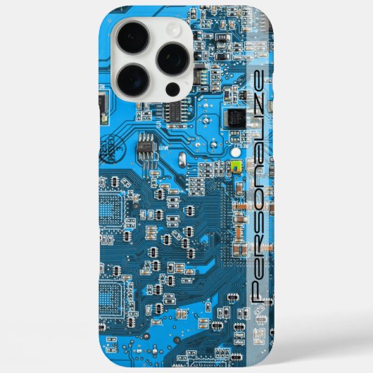プリント回路アセンブリPCB青色回路基板 Case-Mate iPhoneケース (裏面)