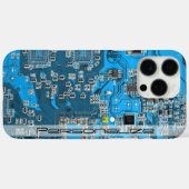 プリント回路アセンブリPCB青色回路基板 Case-Mate iPhoneケース (裏面 (横))