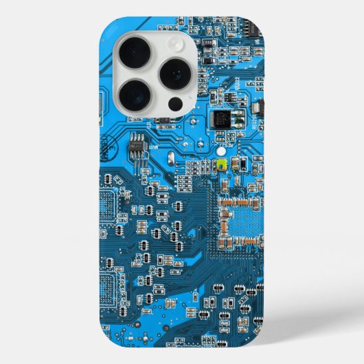 プリント回路アセンブリPCB青色回路基板 Case-Mate iPhoneケース (裏面)