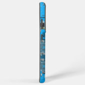 プリント回路アセンブリPCB青色回路基板 SAMSUNG GALAXYケース (右側面)