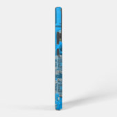 プリント回路アセンブリPCB青色回路基板 SAMSUNG GALAXYケース (右側面)