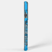 プリント回路アセンブリPCB青色回路基板 SAMSUNG GALAXYケース (右側面)