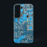 プリント回路アセンブリPCB青色回路基板 SAMSUNG GALAXY S22ケース<br><div class="desc">PCB回路基板のギフトギークまたはおたくのためのギフト。私たち全員のコンピュータおたくまたはギークのための1つ。このプリント回路アセンブリPCB電子回路基板でおたくをギークする。これは、プリント回路アセンブリPCBまたは電子回路基板のクローズアップ写真である。</div>