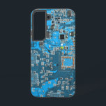 プリント回路アセンブリPCB青色回路基板 SAMSUNG GALAXY S22ケース<br><div class="desc">PCB回路基板のギフトギークまたはおたくのためのギフト。私たち全員のコンピュータおたくまたはギークのための1つ。このプリント回路アセンブリPCB電子回路基板でおたくをギークする。これは、プリント回路アセンブリPCBまたは電子回路基板のクローズアップ写真である。</div>