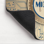 プリント基板の電子工学の銅のモノグラム マウスパッド (コーナー)